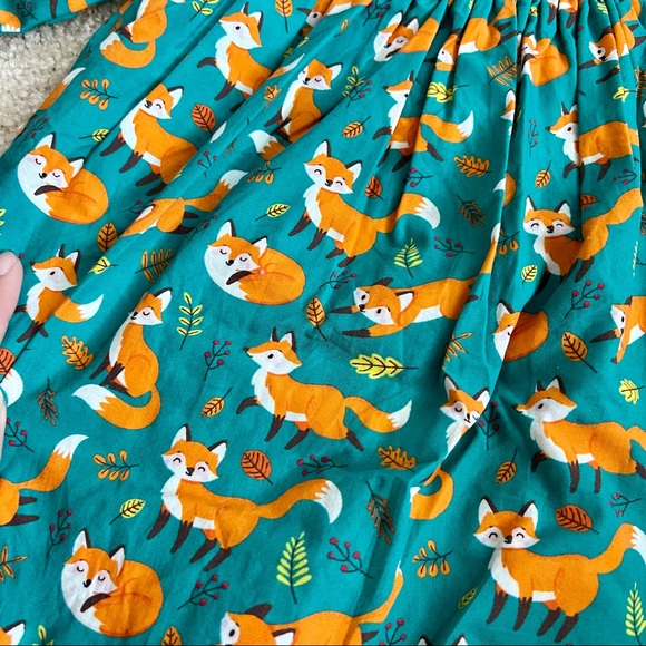 NWOT Cotton Kids Fox Dress - Picture 4 of 8